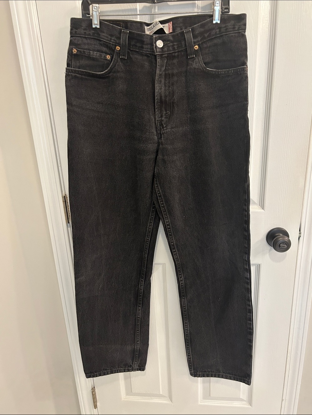 Men’s Levi's Black Relaxed Fit 550 Jeans